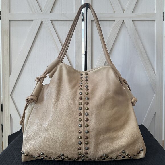 Free People We The Free Savoy Studded Leather Tote - Picture 3 of 14